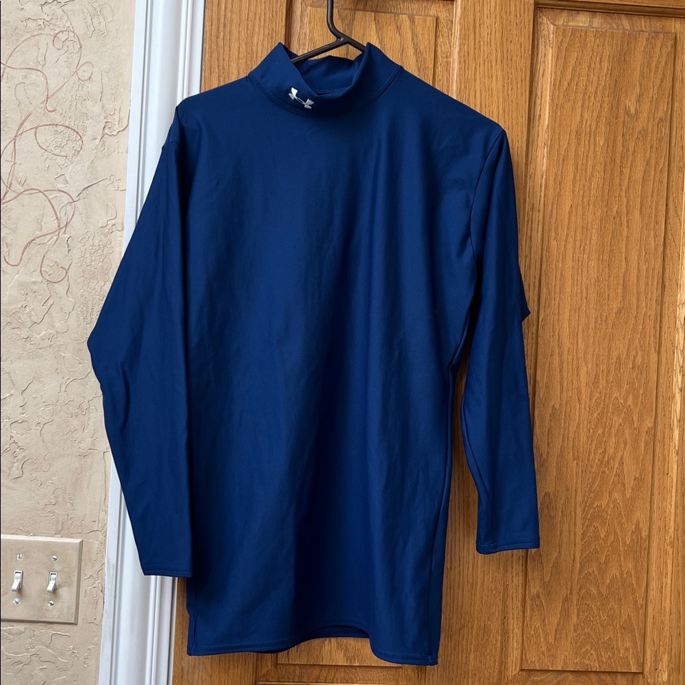 Under Armour Navy High Collar Top